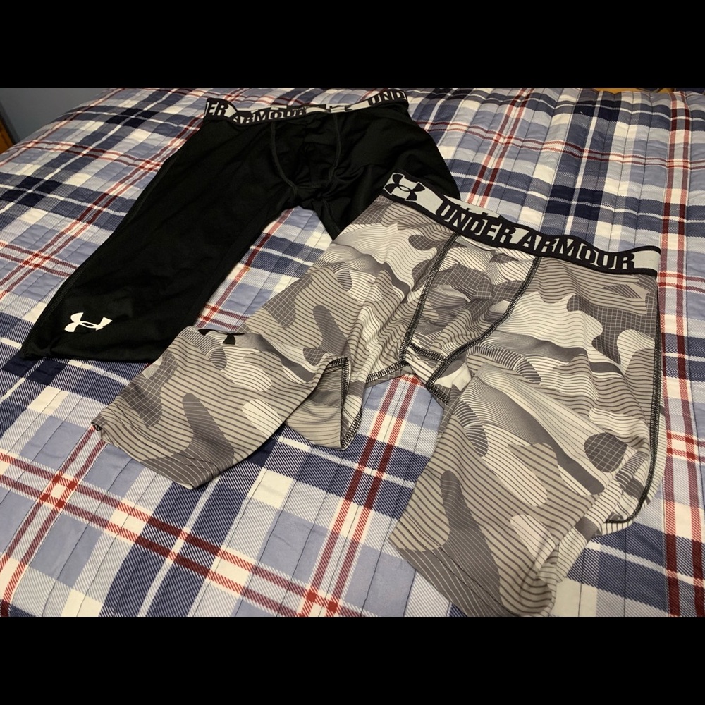 Under Armour compression pants, boys